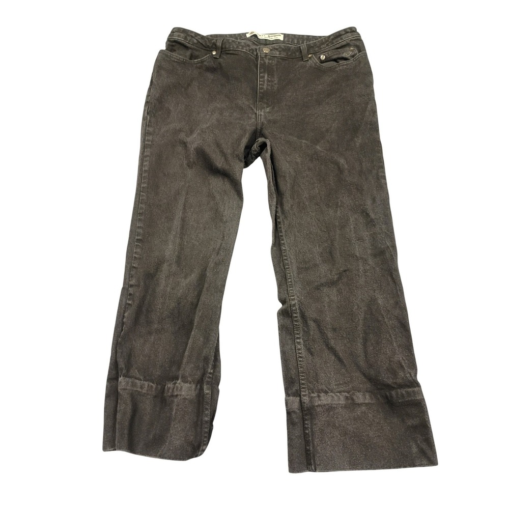 Harley-Davidson Bootcut Jeans Womens 20‎ Black Biker Moto Denim